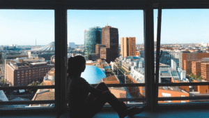 A tired Christian single finding peace in prayer, reminded that God’s promises are already fulfilled.